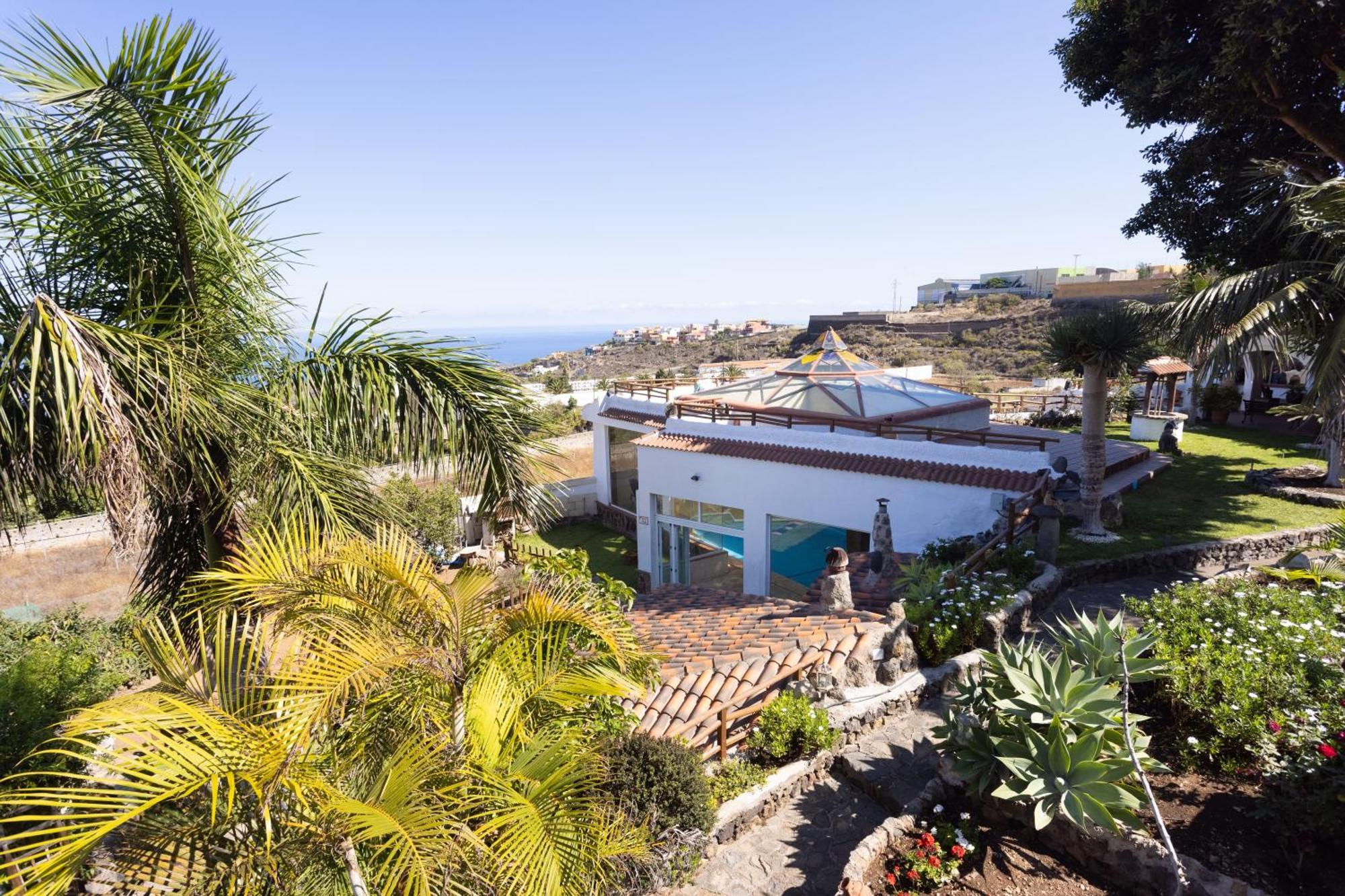 Casa Los Grabados, Piscina, Vistas, Barbacoa Y Zen Icod De Los Vinos Extérieur photo