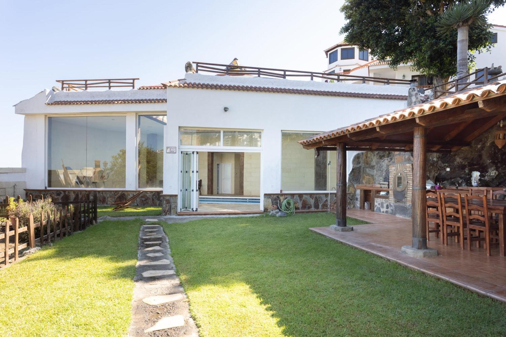 Casa Los Grabados, Piscina, Vistas, Barbacoa Y Zen Icod De Los Vinos Extérieur photo